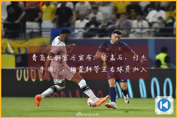 青岛红狮官方宣布:徐嘉石、付杰、李明璠、梅景轩等五名球员加入球队